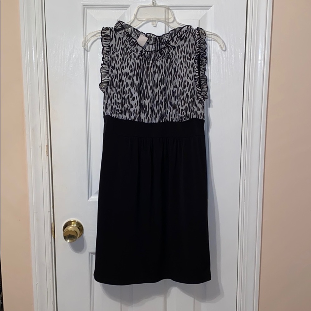 Black and white babydoll dress. Size Medium